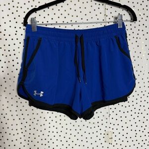 Under Armour Women's Athletic Shorts in Blue and Black